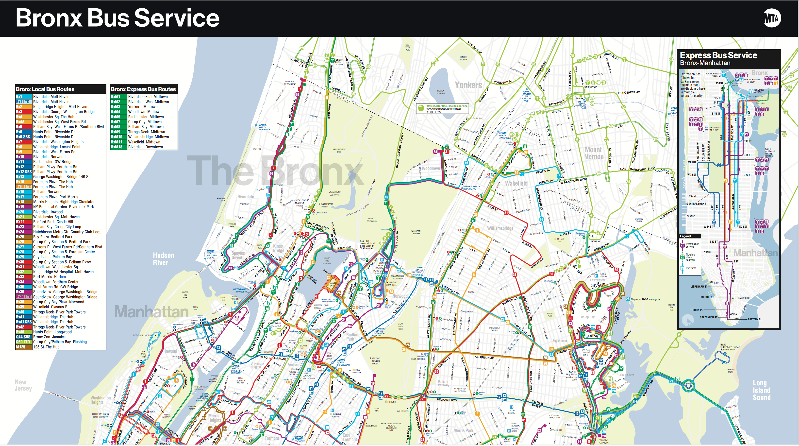 Bronx Bus Service Map 2026 – Local &amp; Express Bronx Buses Explained